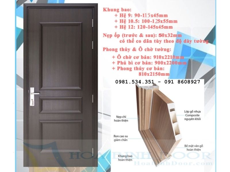 Nội, ngoại thất: Cửa nhựa Composite tại quận  5 - Cửa  nhựa  phòng  ngủ 3-3