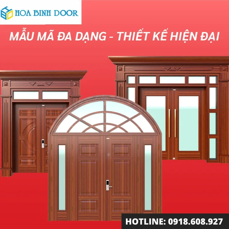 Cửa Thép Vân Gỗ Tại HCM