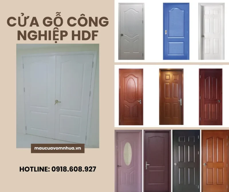 Cửa Gỗ Công Nghiệp HDF Tại Đắk Lắk