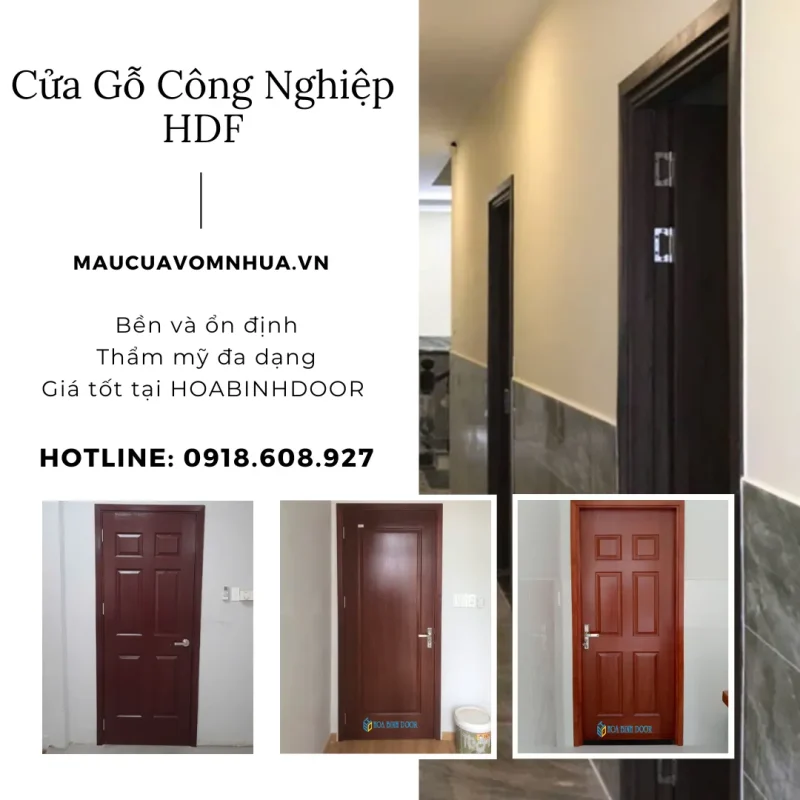 Cửa Gỗ Công Nghiệp HDF Tại Quận 6