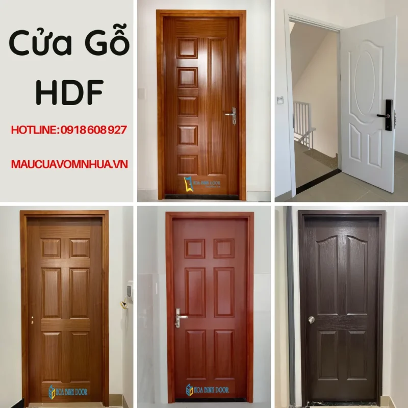 Cửa Gỗ HDF Tại Long Xuyên