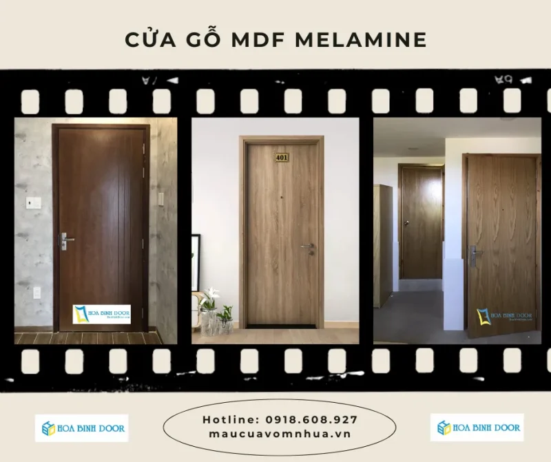 Cửa Gỗ MDF Melamine Tại Củ Chi