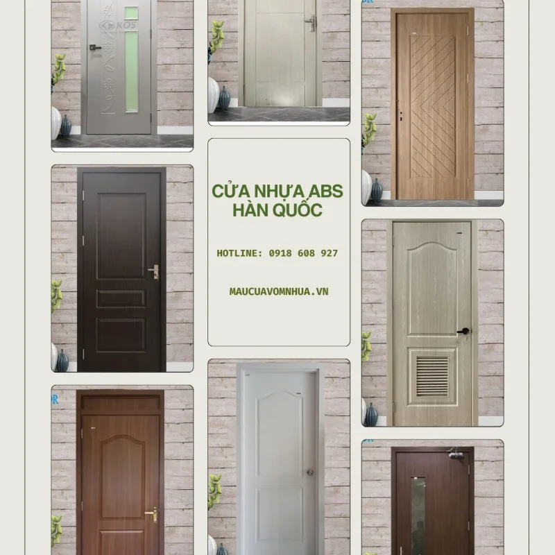 Cửa Nhựa ABS Hàn Quốc Tại Hòa Phú