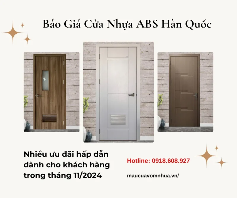 Cửa Nhựa ABS Hàn Quốc Tại Phan Thiết